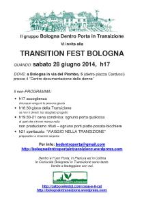 28.06.2014 Transition Fest Bologna